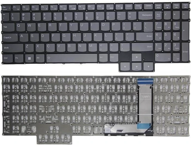 Main image of New US Black English Keyboard (Without palmrest No-Backlit) for Lenovo IdeaPad Gaming 3 16IAH7 82SC 3 16ARH7 82SA 3 15IAH7 82S9 3 15ARH7 82SB