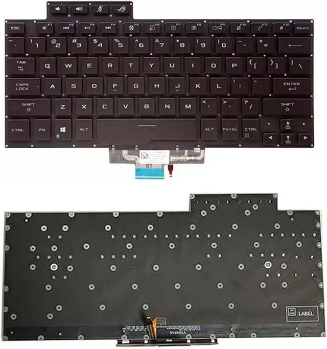 Main image of New US Black English Backlit Laptop Keyboard (Without palmrest) for Asus ROG Zephyrus G14 GA402 GA402XY GA402XZ GA402XV GA402RJ GA402RK GA402R Light Backlight