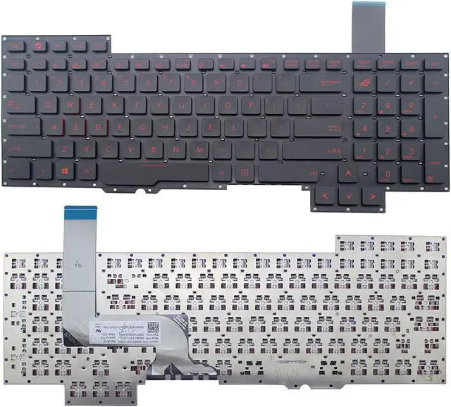 Main image of New Genuine US Laptop Keyboard ASUS ROG G751JY-QH72-CB G751JY-T7051H G751JM-BHI7T25 G751JL-BS17T28 G751JT-CH71