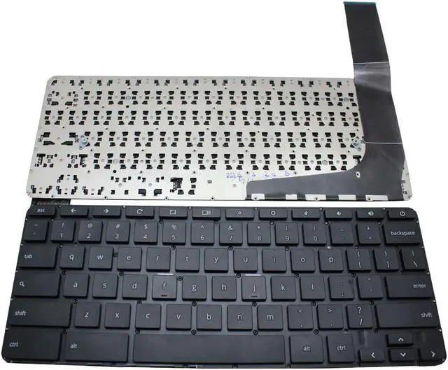 Main image of New For HP Chromebook 14-X 14-X000 14-x023ds 14-x030nr 14-x040nr 14-x050nr 14-x099nd 14-x001nd US Keyboard Black Without Frame