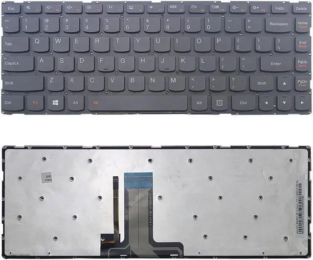 Main image of New Backlit Keyboard (without frame) For Lenovo S41-35 S41-70 S41-75 U41-70, US Layout Black Color Light Backlight