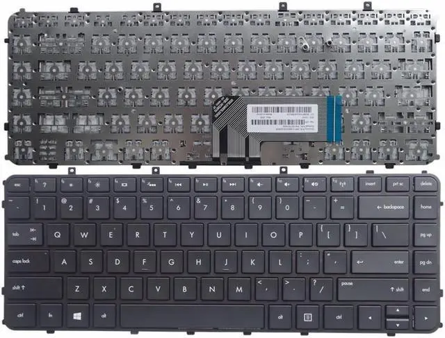 Main image of New US black Keyboard (with frame) For HP P/N: PK130T52A00 V135002AS2 V135002BS1 V135002BS1 PK130T51B00 PK130QJ1B00 MP-11M73US6698W MP-11M73US6698 Laptop English Keyboard