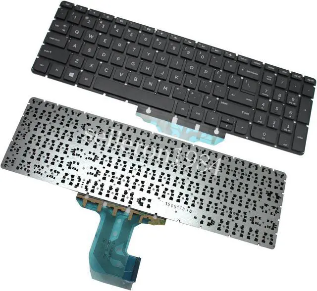 Main image of New US Keyboard (without frame) For HP 15-ay018nr 15-ay191ms 15-ay195nr 15-ay196nr 15-ay198nr 15-ay052nr 15-ay053nr 15-ay065nr 15-ay068nr 15-ay082nr 15-ay083nr 15-ay087cl Laptop English Keyboard