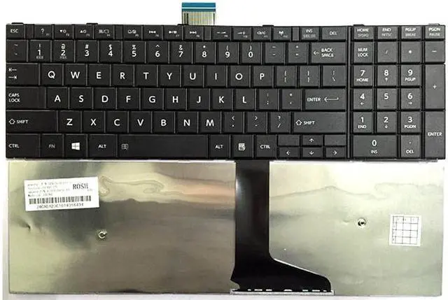 Main image of New US Laptop Black Keyboard For Toshiba Satellite C55-A5204 C55-A5220 C55-A5221 C55-A5242 C55-A5243 C55-A5243NR C55-A5245