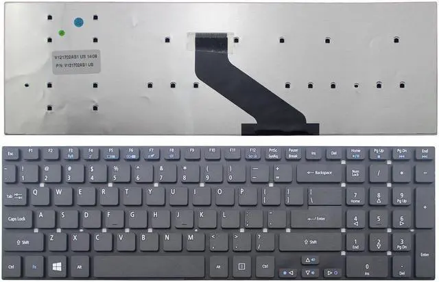 Main image of New US black Laptop Keyboard (without frame) For Acer Aspire V3-771G V3-771G-9697 V3-771G-9875 V3-551-8887