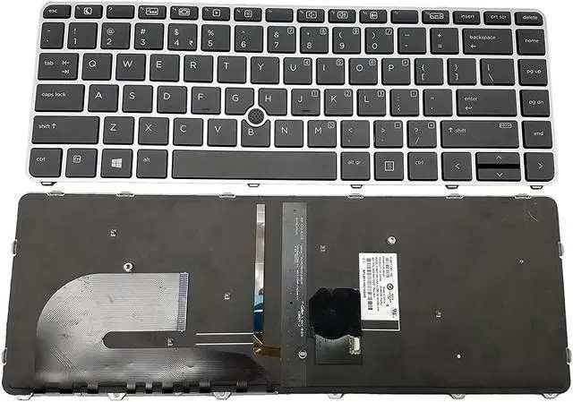 Main image of New For HP 819877-B31 836308-B31 821177-B31 NSK-CY4BV 1D US UI Backlit keyboard