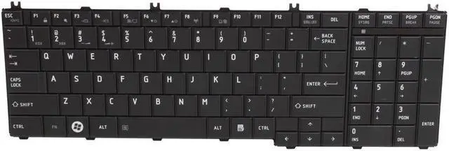 Main image of Original New For Toshiba 0KN0-Y36US02 MP-09M83US65281 US Black Keyboard