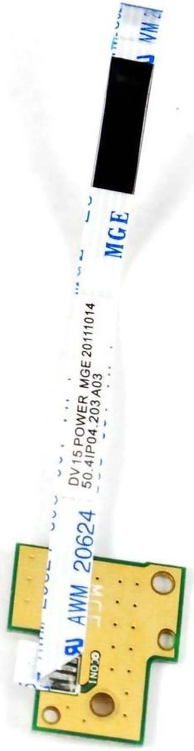 Main image of Power Button Board with Cable for Dell Inspiron 15 3520 M5040 N5040 N5050 Vostro 2520 P/N 50.4IP04.101