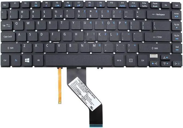 Main image of New For Acer TravelMate P446-M P446-MG P645-M US UI Backlit Black Keyboard