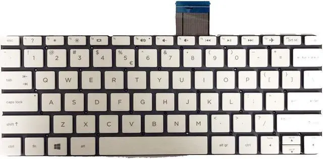 Alt view image 2 of 2 - New White US keyboard for HP Stream 11-r010nr 11-r015wm 11-r020nr 11-r014wm