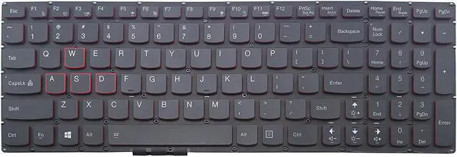 Main image of Original New Laptop Backlit Keyboard for Lenovo Ideapad PN: SN20H54485 PK130ZF1A00 9Z.N8RBN.L01 T6Y1B-US NSK-BFLBN 01, US Layout Black Color