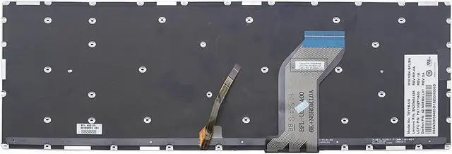 Alt view image 2 of 2 - Original New Laptop Backlit Keyboard for Lenovo Ideapad PN: SN20H54485 PK130ZF1A00 9Z.N8RBN.L01 T6Y1B-US NSK-BFLBN 01, US Layout Black Color