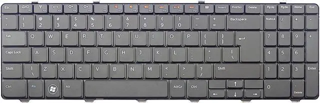 Main image of New Laptop US black keyboard (bigger enter key) for Dell Inspiron 1564 0492GX 492GX XHKKF 0XHKKF V110546AS1 V110546AK1 AEUM6F00010 NSK-DR0SQ AEUM6U0010 , US layout black color