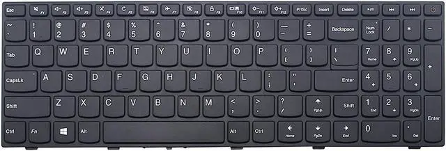 Main image of New US Black Laptop Keyboard For Lenovo IdeaPad 110-17ACL 110-17IKB 110-17ISK