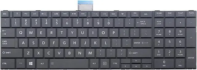 Main image of New US layout Black color laptop keyboard for Toshiba P/N: V143026CS1 MP-11B53US-930B 6037B0084402 V138170ES1 MP-11B93US-930B 6037B0084602 V000320340