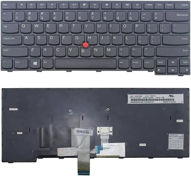 Main image of New Laptop keyboard for Lenovo IBM ThinkPad Edge E470 E475 US layout Black color