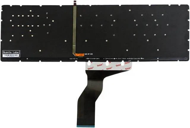 Alt view image 2 of 2 - New US Black Backlit Keyboard (without frame) For HP Pavilion 15-au 15-au000 15-au100 15-AU030WM 15-au010wm 15-au012nl 15-au018ca 15-au020wm 15-au023cl 15-au027cl 15-au037cl 15-au052nr