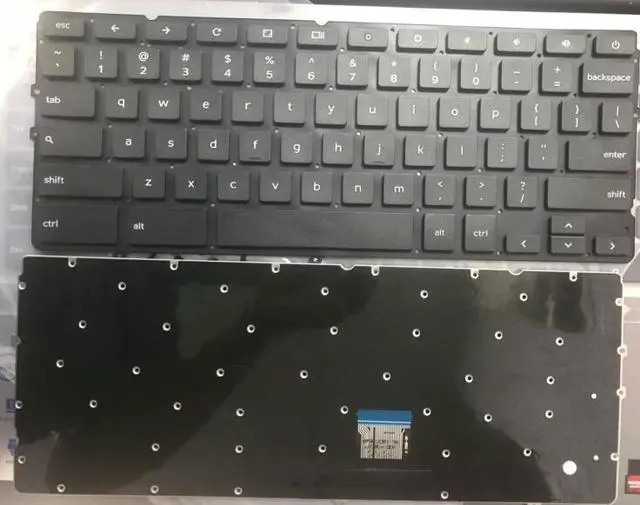 Main image of New US black keyboard for Dell Chromebook 11 3120 P22T 0CK4ND DLM14K13US-920 NO Frame