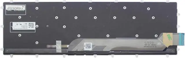 Alt view image 2 of 2 - New US Black Backlit English Laptop Keyboard (without frame) for Dell P66F P66F001 P72F P72F002 P75F P75F002 P75F003 Light Backlight
