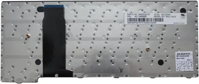 Main image of New US Black Keyboard for Lenovo IBM ThinkPad Yoga 11e Chromebook P/N: 9Z.NBHSQ.201 01EN022 SN20F22157 04X6260 Laptop English Keyboard
