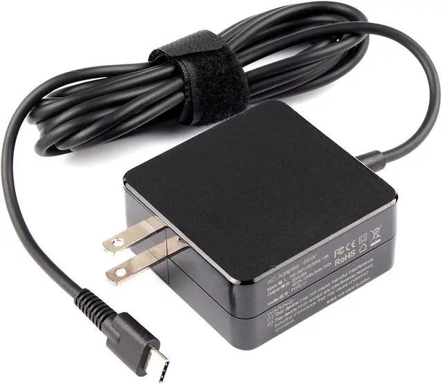 Main image of 65W US USB-C AC Power Adapter Charger for Lenovo Yoga 920 920-13IKB 80Y8