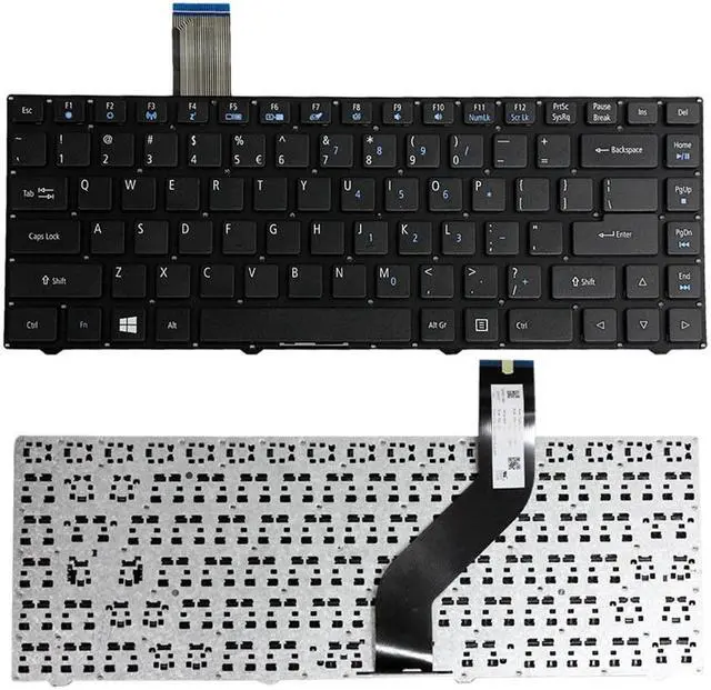 Main image of New US Black Laptop Keyboard (without frame) for Acer Aspire One Cloudbook 14" AO1-431 AO1-431-C8G8 AO1-431-C1FZ AO1-431-C3TM AO1-431-C4XG NK00013001 5290012CCAX1