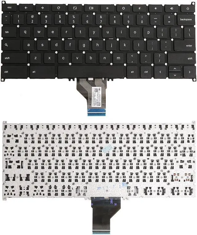 Main image of New US Black English Laptop Keyboard (without palmrest) for Acer Chromebook C730 C730E C740 C4PE C3P1 C8F6 9Z.NB0SQ.001 NSK-RA0SQ 01 AEZHNU00010 ZHN NK.I1117.026