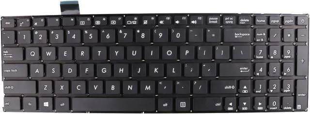 Main image of New US Black English Laptop Keyboard (Without palmrest) for Asus X542 X542U X542UN MP-13K93US-G50