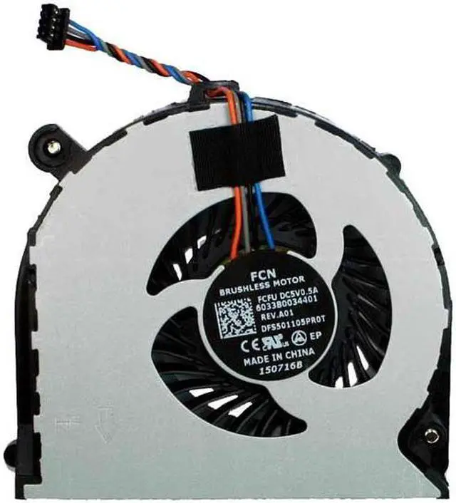 Main image of New CPU Cooling Fan For HP Probook 640 G1, 645 G1 650 G1, 655 G1 P/N:738685-001 DFS501105PR0T 6033B0034401 4-wire