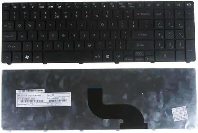Main image of New Laptop Keyboard for Packard Bell Easynote TK37 TK81 TK83 TK85 TX86 TK87 TM01 TM05 TM80 TM81 TE11BZ TE11HC TE11HR US layout Black color