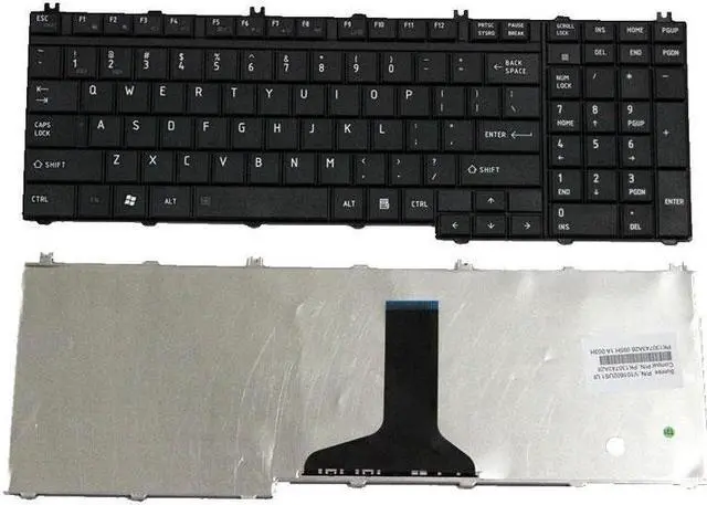 Main image of New Laptop Keyboard for Toshiba Tecra A11 A11-001 A11-00N A11-00P A11-00Q A11-07G A11-07H A11-07J A11-103 A11-105 A11-113 A11-114 A11-11E A11-11H A11-11L , US layout black color