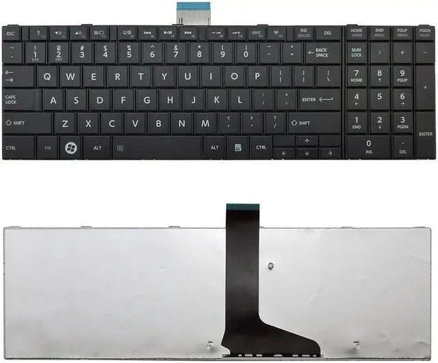 Main image of New US black English Laptop Keyboard For Toshiba Satellite C855-S5107 C855-S5108 C855-S5111 C855-S5115 C855-S5118 C855-S5122 C855-S5123 C855-S5132NR C855-S5133 C855-S5134