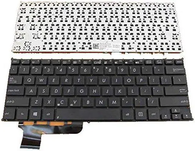 Main image of New US black English Laptop Keyboard (without frame) For ASUS 0KNL0-1120UI00 9Z.N8KSQ.L1D AEXCBR00130 NSK-URLSQ