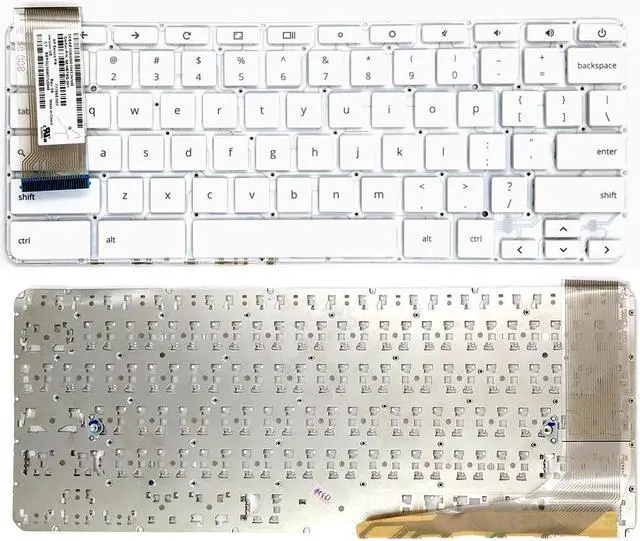 Main image of New US White English Laptop Keyboard (without frame) For HP Chromebook 14-AK050NR 14-AK010NR 14-AK013DX 14-AK020NR 14-AK060NR 14-ak001TU 14-ak002TU 14-AK041DX