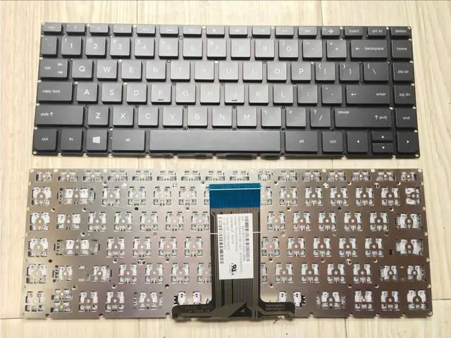 Main image of New US black Laptop Keyboard (without frame) For HP Pavilion 14-ab111la 14-ab112la 14-ab151la 14-ab166us 14-ab167us 14-ab168ca 14-ab007la