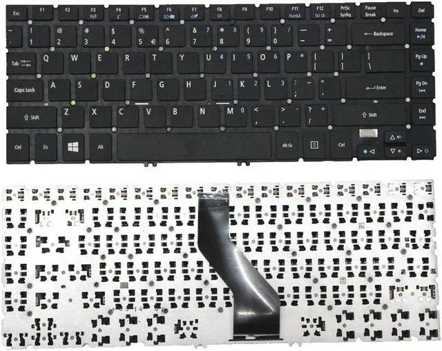 Main image of New US Black English Laptop Keyboard (without frame) For Acer Aspire V5 V5-472 V5-472-6893 V5-472P V5-472P-6444 V5-473G-6814