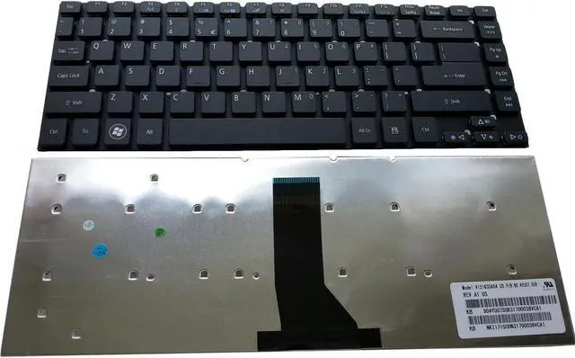 Main image of New US Black English Laptop Keyboard (without frame) For Acer Aspire E1-470 E1-470-6806 E1-470P E1-470P-6411 E5-411-P85G
