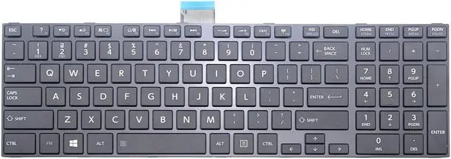 Main image of New US black English Laptop Keyboard For Toshiba Satellite P855-S5102 P855-S5200 P855-S5312 P855-SP5163SM P855-SP5201L P855-SP5201SL P855-SP5261M P855-SP5261SM P855-SP5302SL P855-SP5362SM