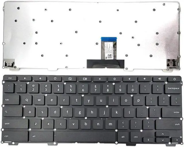 Main image of New US Black English Laptop Keyboard (without frame) For Toshiba Chromebook CB30-B3121 CB30-B3122 CB30-B3123 CB35-B3300 CB35-B3330 CB35-B3340 CB35-B3350 CB35-A3120