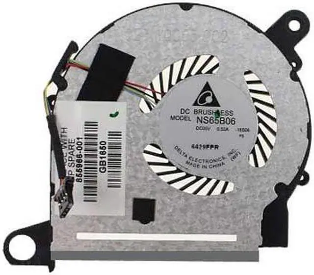 Main image of New Laptop CPU Cooling Fan For HP Pavilion X360 M3-U M3-U001DX M3-U003DX M3-U101DX M3-U103DX M3-U105DX NS65B06 -16B06 855966-001