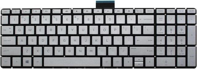 New US Silver English Laptop Keyboard (without frame) For HP 15-BS