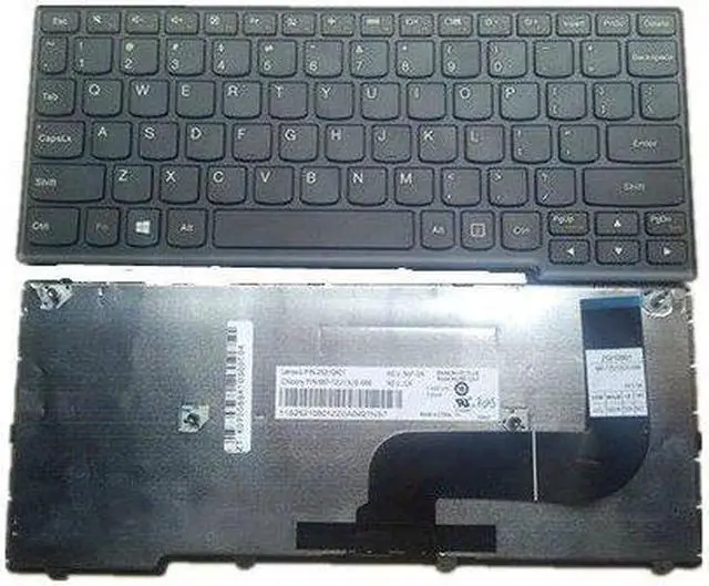 Main image of New US Black English Laptop Keyboard For Lenovo Ideapad S215 S215T S215 Touch Flex 10 S21e-20 25210827 25210857 25210831 25-210831 V-142320AS1