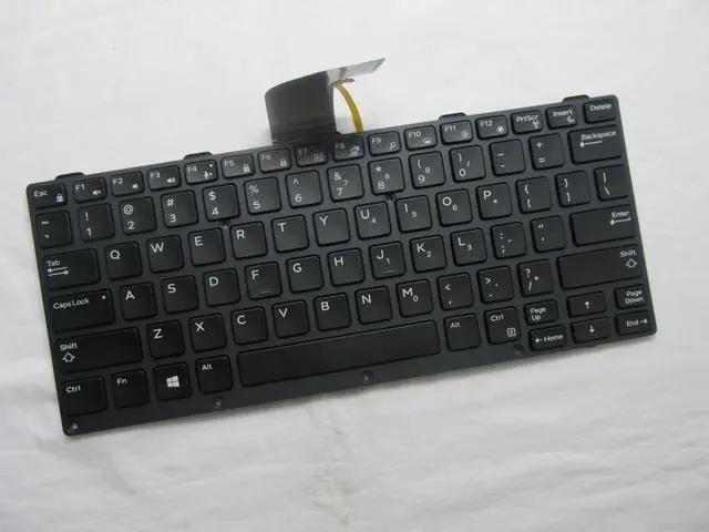 Main image of New US Layout Backlit Black Laptop Keyboard Compatible Dell Latitude rugged 7204 7404 7414 5204 5404 5414 NSK-LKBBU 01 0186TV 186TV OKNJ-1A1US13 9Z.NB2BU.B01 Light Backlight
