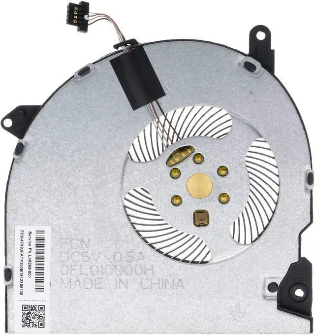 Main image of New CPU Cooling Fan for Replacement for HP Probook 440 445 G6 P/N:L48269-001 0FL010000H