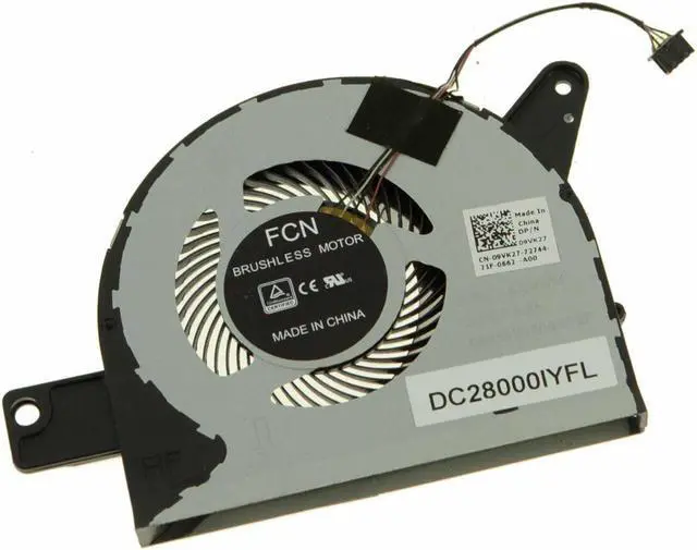 Main image of New Laptop CPU Cooling Fan for Dell Latitude 5590 5591 P/N: 9VK27 09VK27 DC28000IYFL U-Type CPU Integrated Intel Fan