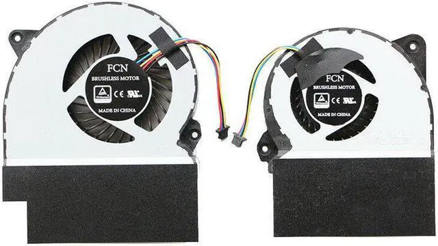 Main image of New Laptop CPU & GPU Cooling Fan Replacement For Asus ROG GL702ZC S7ZC P/N: 13NB0FV0M10011 13NB0FV0M09111