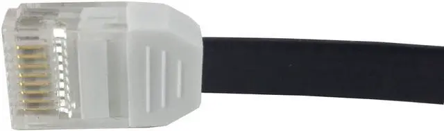 Alt view image 2 of 2 - Nexhi UTP Cat 6 Ethernet Cable UnShielded - Ethernet Cable, Faster than Cat5e/Cat5 Network, Flat Cat6 High Speed LAN Wire with Rj45 for Router and Modem –White -24 inch