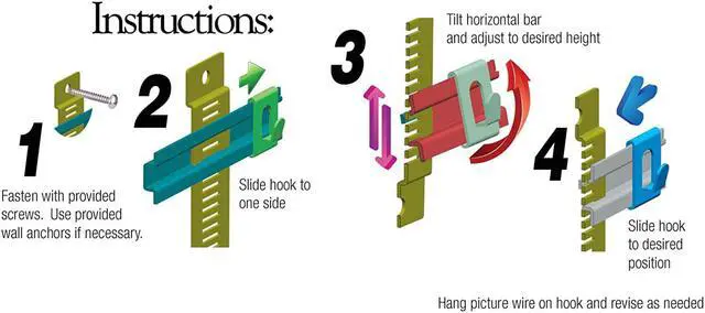 Alt view image 3 of 5 - Ranchmark the Adjustable Picture Hanger