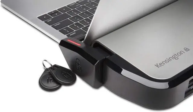 Alt view image 6 of 7 - Kensington LD4650P Dual Video, Single user USB-C Docking Station with K-Fob Smart Lock - Windows (K38400NA) with free Retractable stereo headphones