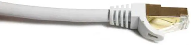 Alt view image 3 of 5 - Nexhi STP Cat 7 Ethernet Cable 25 ft Shielded - Ethernet Cable, Better Than Cat5e/Cat5/cat6 Network, Round Cat7 High Speed LAN Wire with Rj45 for Router and Modem (STP-7000-25W)– White